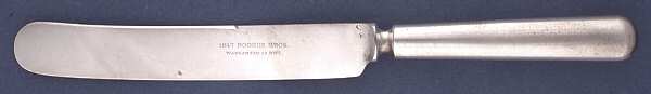 INS351 (SILVERPLATE) Old French Hollow Knife with Bolster