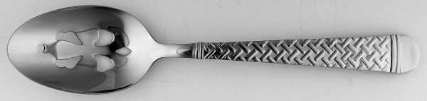 Nantucket Weave (Stainless) Pierced Tablespoon (Serving Spoon)