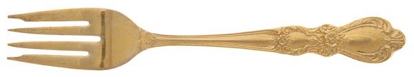 Golden Heritage (Gold Electroplate) Individual Salad Fork