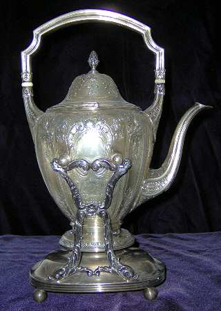 Charmont (Sterling, Hollowware) Kettle, Stand & Burner