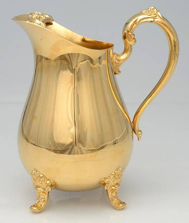 Countess-Gold (Electroplate, Hollowware) Ice Lip Water Pitcher