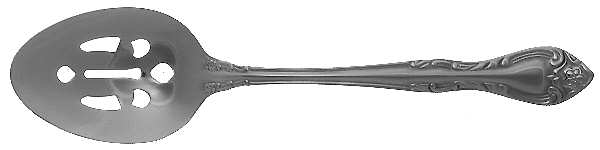 Queen's Fancy (Stainless, Glossy) Pierced Tablespoon (Serving Spoon)
