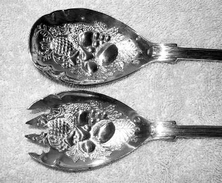 INR34(Stainless) (2 Pc) Solid Salad Set