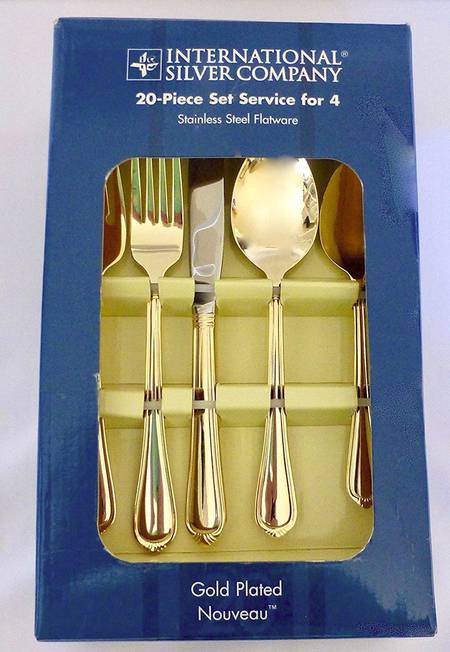Gold Nouveau (Gold Electroplate) by International Silver