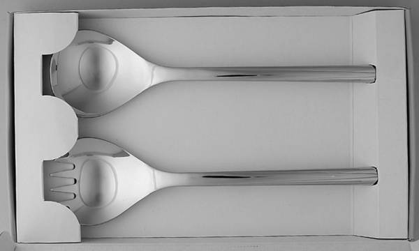 Artik (Stainless) (2 Pc) Solid Salad Set