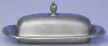 277 (Pewter, Hollowware) 1/4lb Covered Butter with Liner