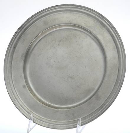 277 (Pewter, Hollowware) 9" Sandwich Plate