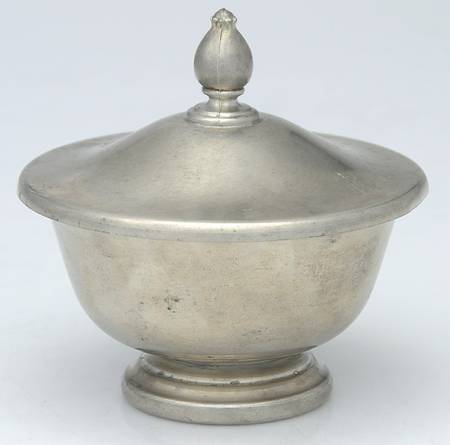 276 (Pewter, Hollowware) Sugar Bowl with Lid