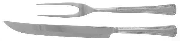 Precision (Stainless) Large 2-Piece Roast Carving Set w/Stainless Blade