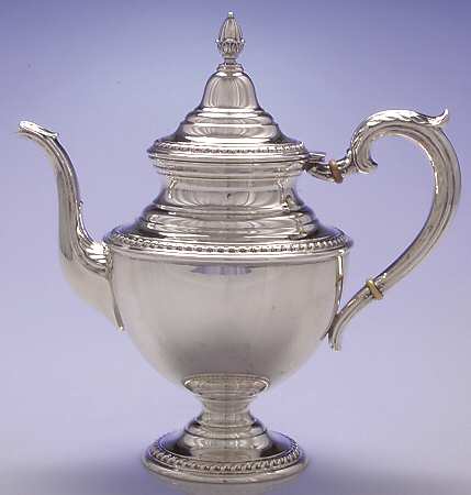 English Gadroon (Sterling, Hollowware) Teapot