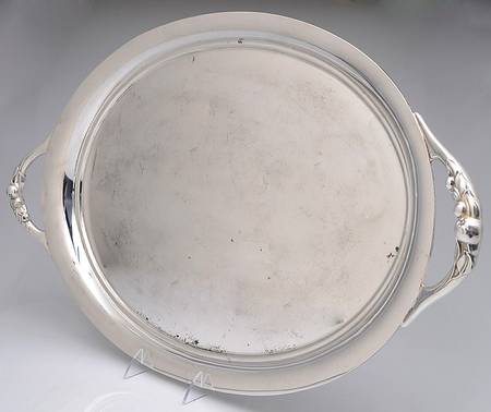 Apple Blossom (Silverplate, Hollowware) Large Waiter Tray