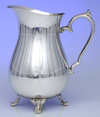 INS417 (Silverplate, Hollowware) Silverplate Water Pitcher