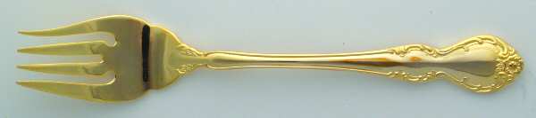Golden Alexandria (Gold Electroplate) Individual Salad Fork