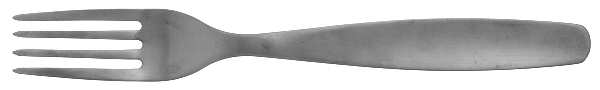 IKE8 (Stainless) Individual Salad Fork
