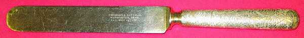 INS421 (Silverplate) Blunt Solid Knife