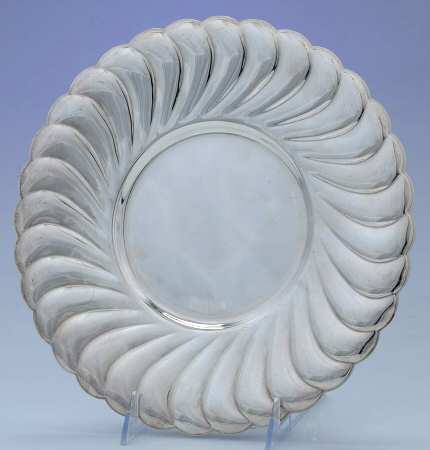 Waverly (Silverplate, Hollowware) 10" Sandwich Plate by International Silver