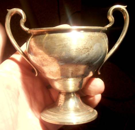 C167 (Sterling, Hollowware) Weighted Open Sugar Bowl
