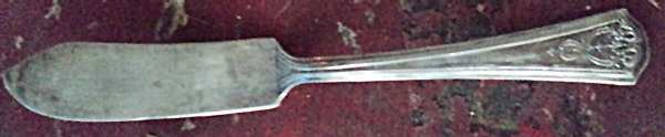 INS442 (Silverplate) Flat Handle Master Butter Knife