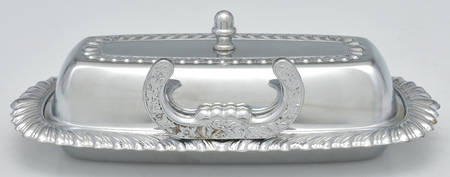 Irvinware Silverplate Hollowware 1/4 Pound Covered Butter
