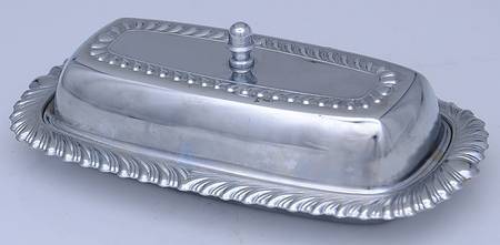 Irvinware Silverplate Hollowware 1/4 Pound Covered Butter Dish