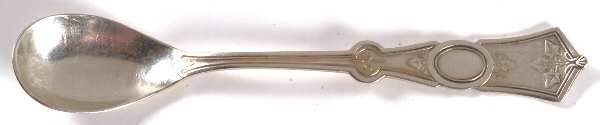 INS456 (Silverplate) Solid Honey Serving Spoon