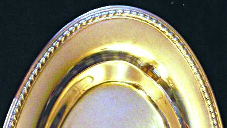 647 (Silverplate, Hollowware) Silverplate Bread Tray