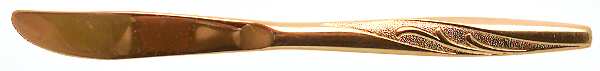 Golden Charm (Gold Electroplate) Modern Solid Knife
