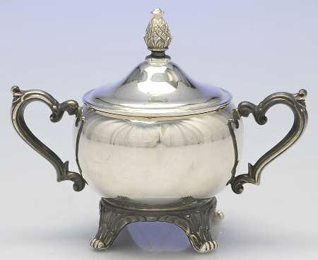 2601 (Silverplate, Hollowware) Sugar Bowl & Lid