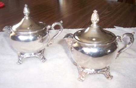 2601 (Silverplate, Hollowware) Creamer & Lid