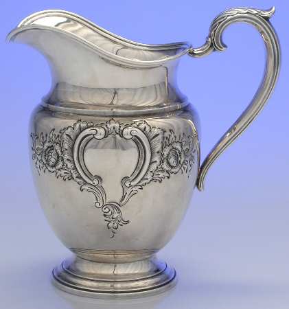 Lord Saybrook-Hand Chased 56 Oz Water Pitcher