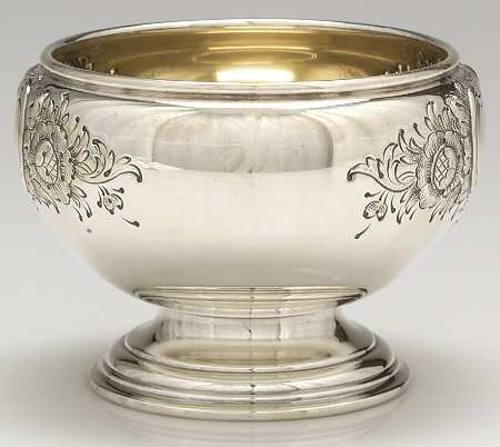 Lord Saybrook-Hand Chased Waste Bowl