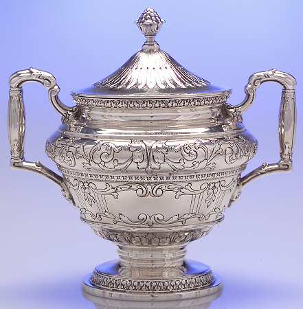 Marie Antoinette (Sterling, Hollowware) Sugar Bowl & Lid