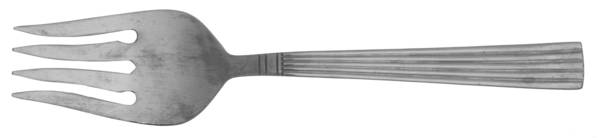 Manhattan (Stainless) Medium Solid Cold Meat Serving Fork by International Silver