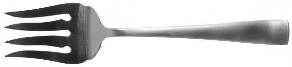 Satin Mason (Stainless) Medium Solid Cold Meat Serving Fork