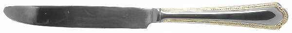 Colonial Bead (Stainless Goldacc) New French Solid Knife
