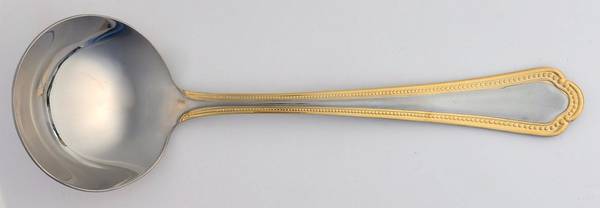 Colonial Bead (Stainless Goldacc) Solid Gravy Ladle