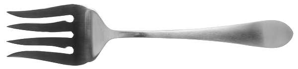Ridgefield (Stainless, Satin) Medium Solid Cold Meat Serving Fork