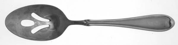 Sumerset-Frosted (Stainless) Pierced Tablespoon (Serving Spoon)