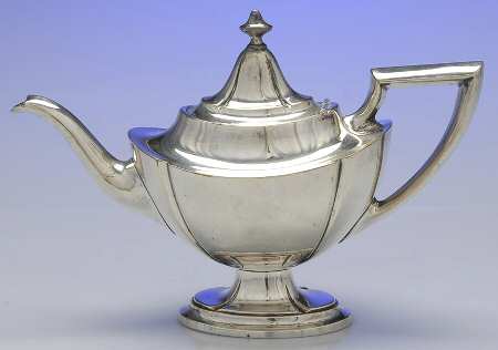 C301 (Sterling, Hollowware, Plain) Teapot