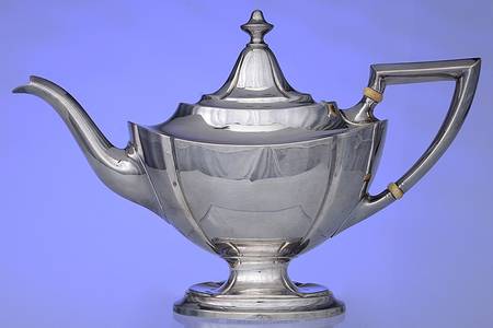 C301 (Sterling, Hollowware, Plain) Teapot
