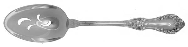 Wild Rose (Silverplate) Pierced Tablespoon (Serving Spoon)