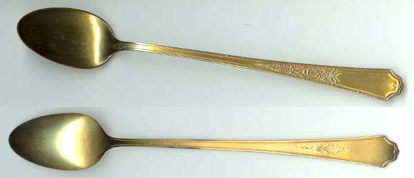 Golden Ancestral (Gold Electroplate) Iced Tea Spoon