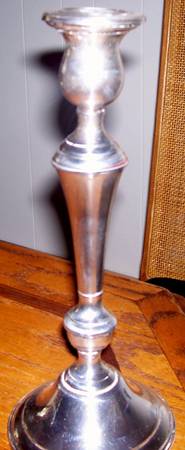 N324-1 (Sterling, Hollowware) 10" Weighted Candlestick