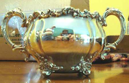 037 (Silverplate, Hollowware) Sugar Bowl & Lid