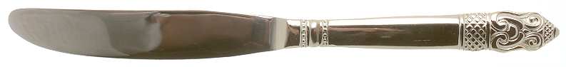 Sophia (Gold Electroplate) Modern Solid Knife