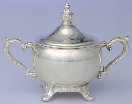 101 (Silverplate, Hollowware) Sugar Bowl & Lid