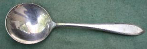 INS497 (Silverplate) Round Bowl Soup Spoon (Bouillon)