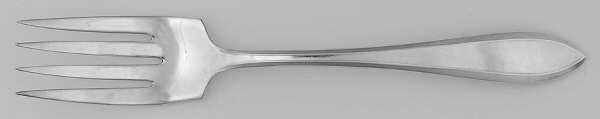 INS497 (Silverplate) Medium Solid Cold Meat Serving Fork