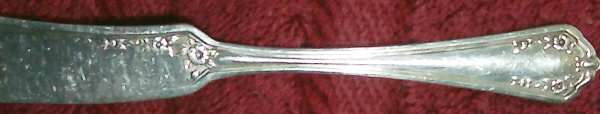 INS499 (Silverplate) Flat Handle Master Butter Knife