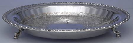 857 (Silverplate, Hollowware) Silverplate Pie Plate